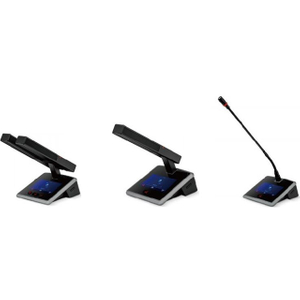 Wireless voting and tracking conference microphone