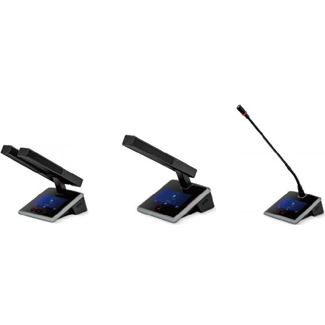 Wireless voting and tracking conference microphone
