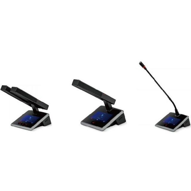 Wireless voting and tracking conference microphone