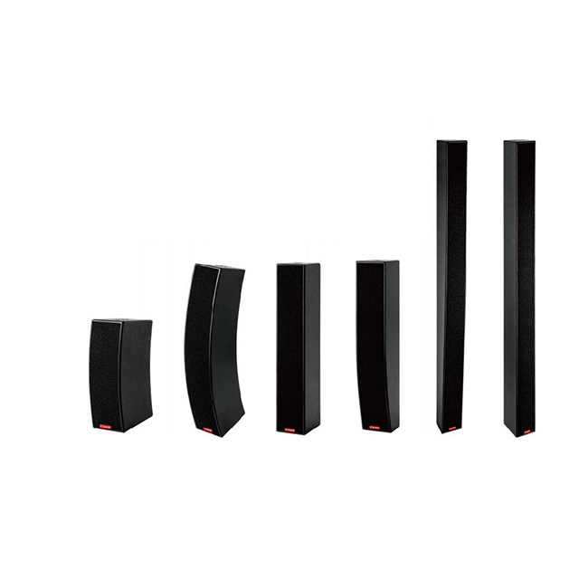 Curved array sound column